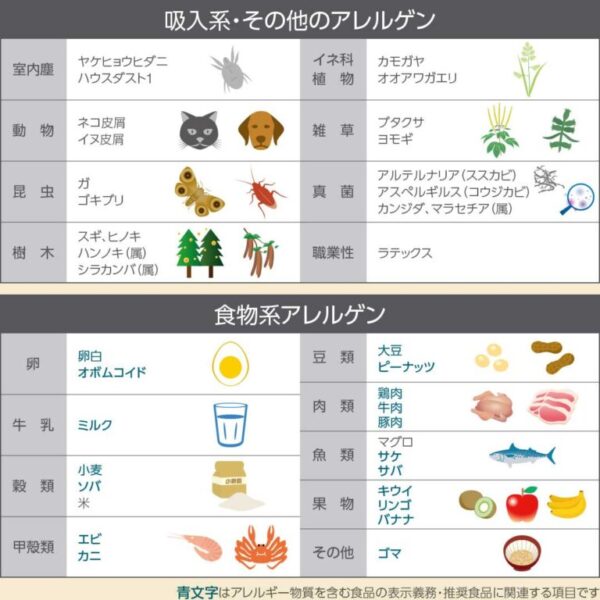 植物による秋のアレルギー性皮膚炎や鼻炎、結膜炎　-　当院で治療可能です♪　-のアイキャッチ画像